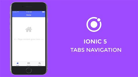 Starting our ionic 5 app navigation. Ionic 5 Tabs Navigation - 2020 - YouTube