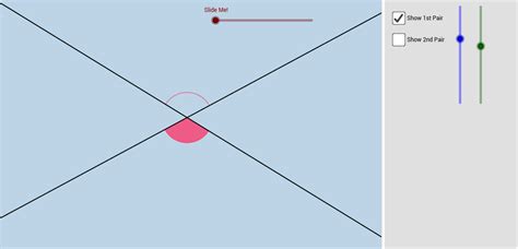 Vertical Angles Theorem Geogebra
