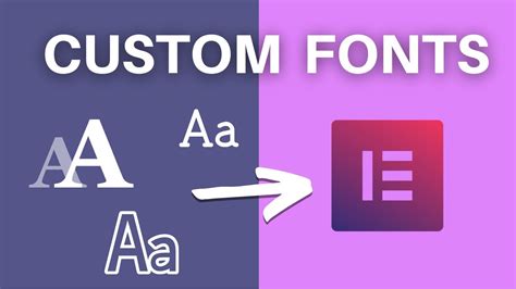How To Add Custom Fonts To Wordpress With Elementor Youtube