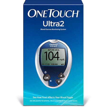 Glucose meters accessories apps and services. OneTouch Ultra2 Meter Blood Glucose Monitoring System ...