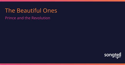 Meaning Of The Beautiful Ones By Prince And The Revolution