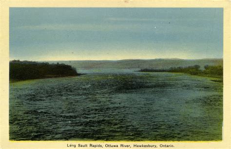 Long sault rapids, ottawa river, hawkesbury, ontario.: Prescott-Russell ...
