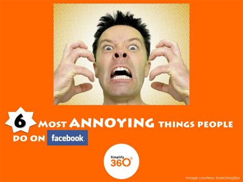 Top Annoying Facebook Habits Ppt
