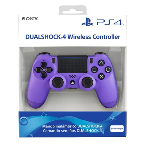 Sony Comando Ps4 Dualshock 4 Roxo Elétrico Mediamarkt