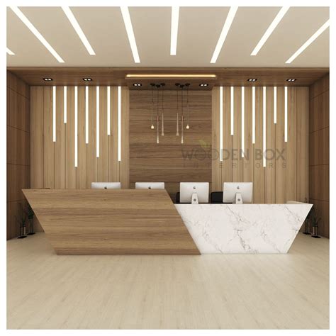 Modern Light Luxury Company Front Desk Reception Desk Multifunctional