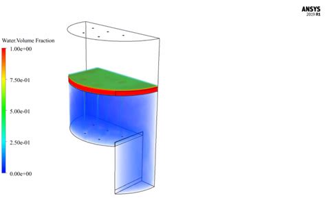 Distillation Column Tray Two Phase Flow Ansys Fluent Cfd Simulation