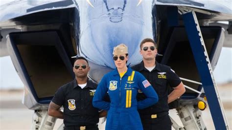 Female Navy Pilot Makes Historic Debut With The Blue Angels