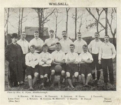 Walsall Team Group In 1902 Futbol Ingles Ingles Futbol