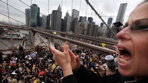 Occupy Wall Street Protesters Arrested On Brooklyn Bridge March