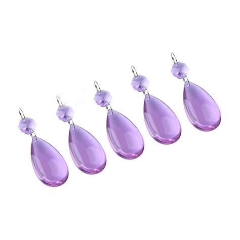 10pcs New Tear Drop Shape Glass Crystals For Chandeliers With Octagon