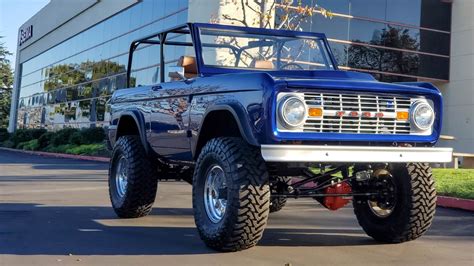 Bid To Win This Sema Built 1966 Ford Bronco In A Charity Auction