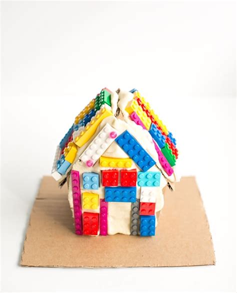Make A Lego Playdough Gingerbread House