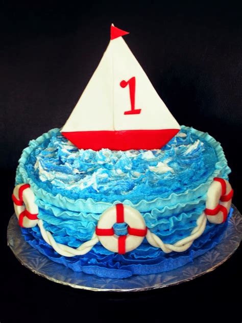 Cakesor Something Like That Nautical 1st Birthday Cake Nautical