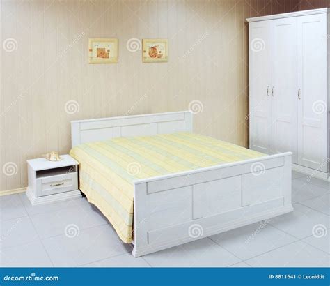 Interior Bedroom Stock Image Image Of Decor Installation 8811641