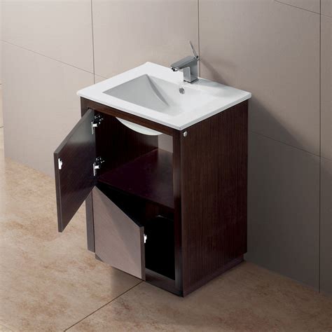 399.00 modern forms bath bath bar brand: Vigo 24" Saba Single Bathroom Vanity - Wenge | Free ...