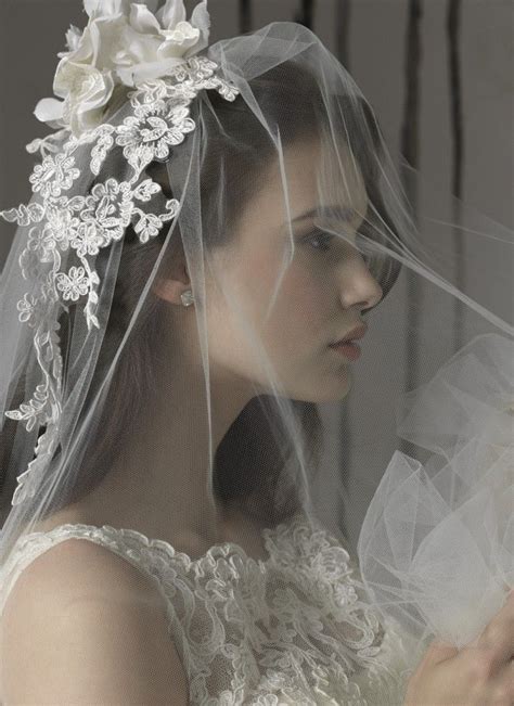 Beautiful Lace Veil Headpiece Bridal Veils And Headpieces Bridal Gowns