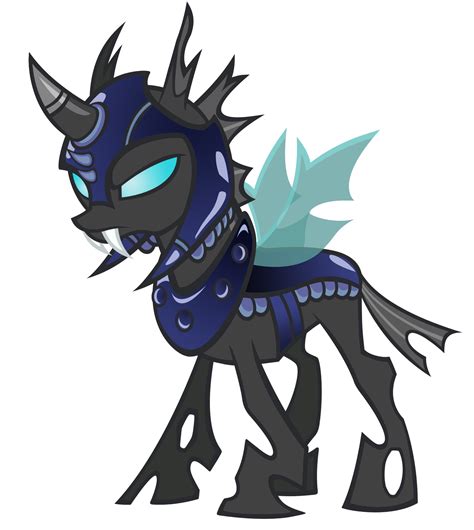 Changeling Vector Blue Comic Armor By Durpy On Deviantart
