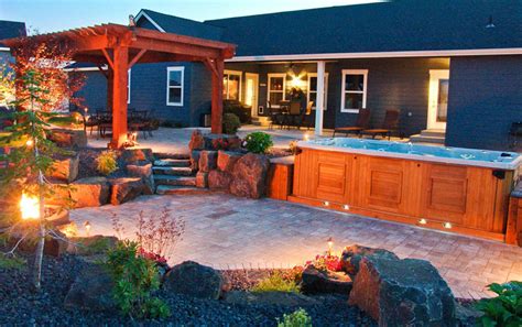 Patio Hot Tub Design And Installation In Spokane And Coeur Dalene