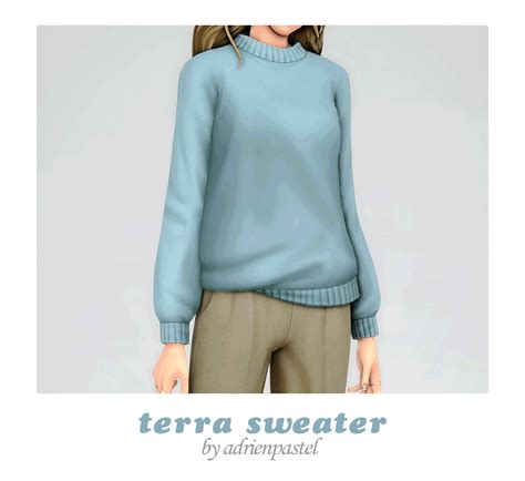 Adrienpastel — 📑 Terra Sweater · Base Game Compatible Female