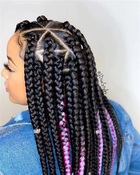 Top 50 Knotless Braids Styles 2022 Mynativefashion