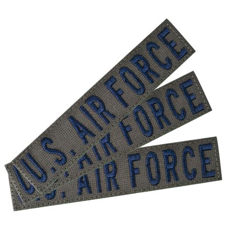 Us Air Force Od And Blue Name Tape 3 Pack