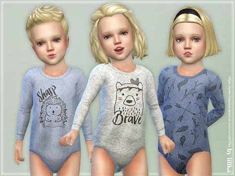 The Sims Resource Toddler Onesie 02