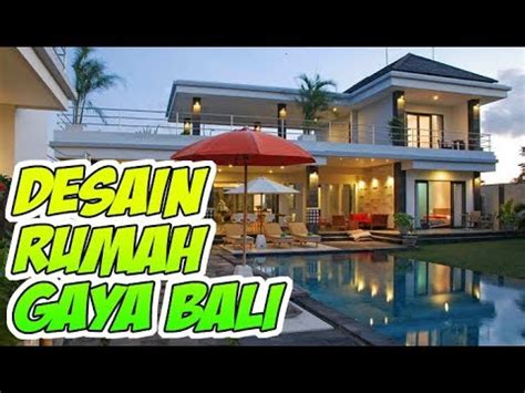 Ingin tahu bagaimana keindahan rumah ini? Desain Arsitektur Rumah Bali Untuk Rumah Hunian Gaya ...