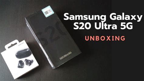 Samsung Galaxy S20 Ultra 5g Unboxing Youtube