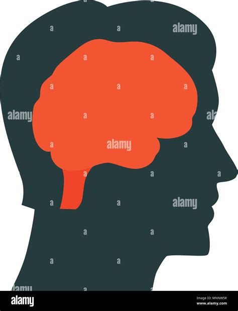 Human Brain Vector Illustration Human Brain Icon Stock Vector Image