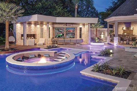 Backyard Ideas With A Taste Of The Tropics Luxury Pools Modern Pools