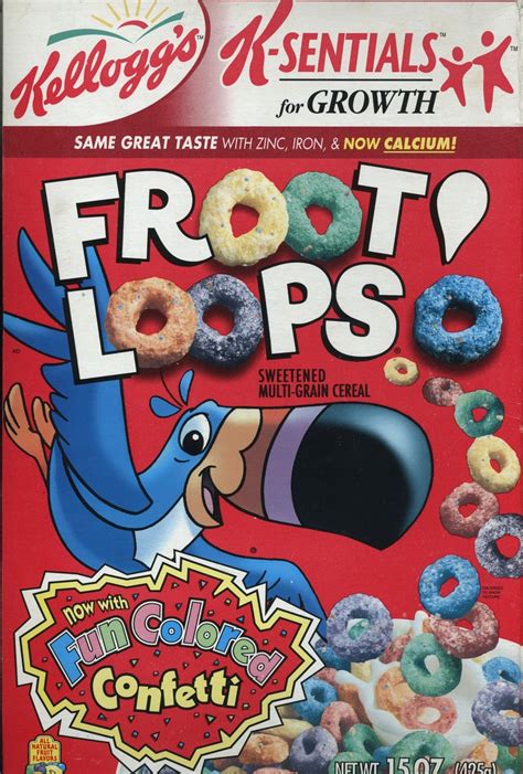 Froot Loops©1999 Kellogg Company Honeycomb Cereal Cereal Multi