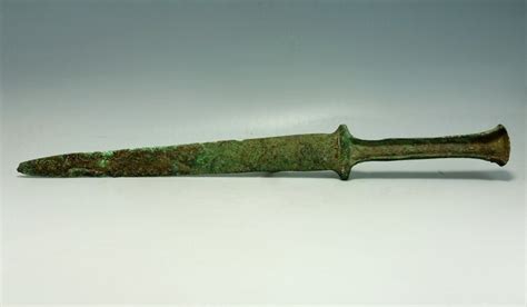 Luristan Bronze Dagger With Integral Handle Mm Length Catawiki