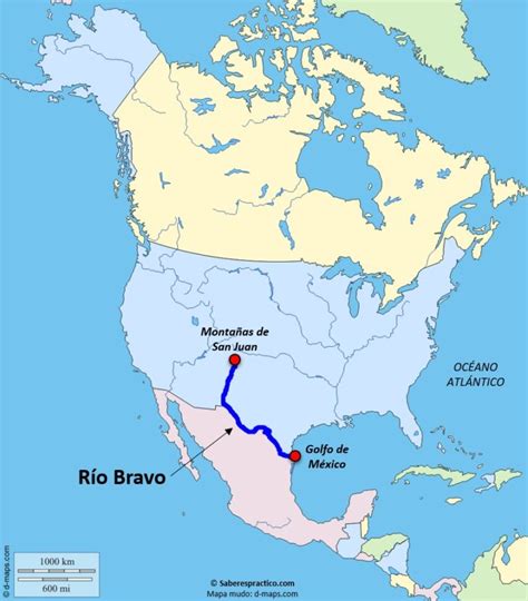 Dónde está el río Bravo río Grande Saber es práctico