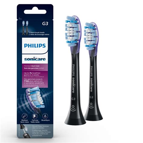 Philips Sonicare Premium Gum Health Brush Heads, 2 count, HX9052/95 ...