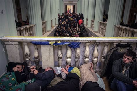 Ukraine Protests Persist As Bid To Oust Government Fails The New York