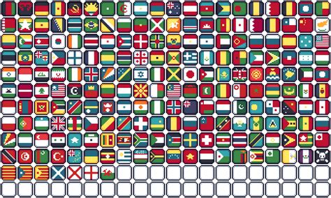 Small Pixel Art Icons Of Every National Flag Rvexillology
