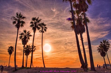 Venice Beach Sunset Off Boardwalk Marco Alexander Flickr