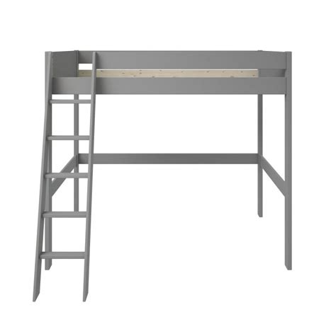 Noomi Tera Small Double Grey Wooden Highsleeper Bed By Flair Furnishings