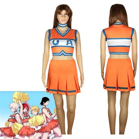 Anime My Hero Academia Mha Boku No Cheerleading Uniform Cosplay Costume