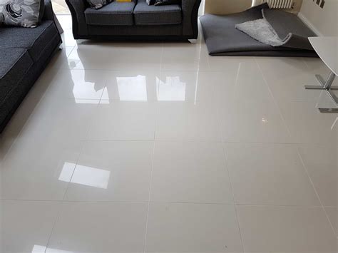 Changing The Appearance Of A Porcelain Tiled Floor In Derbyshire