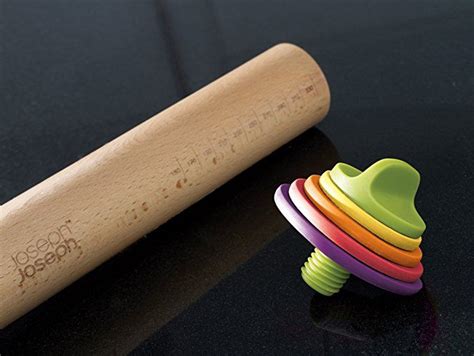 Joseph Joseph 20085 Adjustable Rolling Pin With Removable