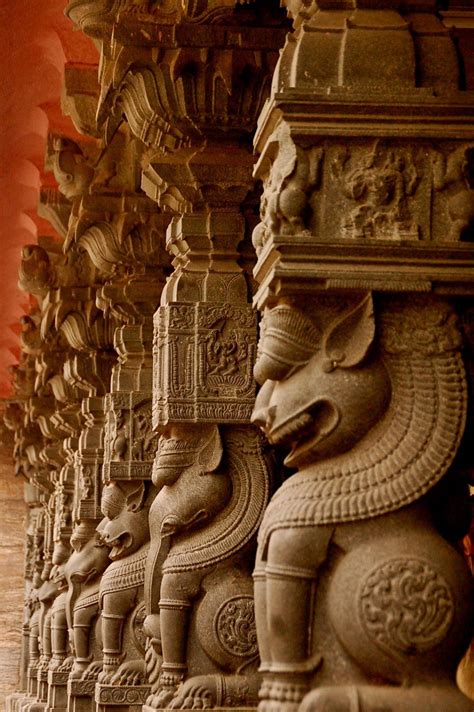 Simhachalam Temple Pillars Religiousarchitecture Indian Temple
