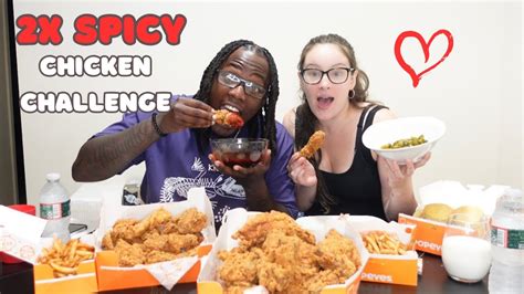 2x Spicy Chicken Challenge Answering Would You Rather Questions Youtube