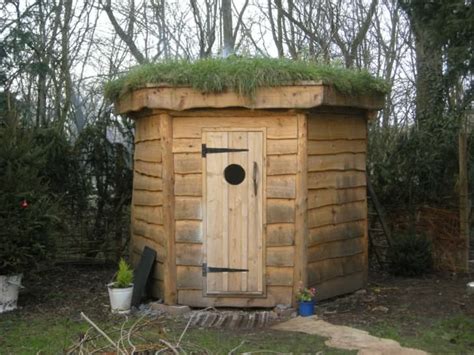 Hexagonal Timber Frame Sauna With Green Roof 1001