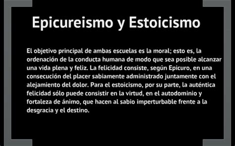 Epicureismo Y Estoicismo By Sergio Pinz N