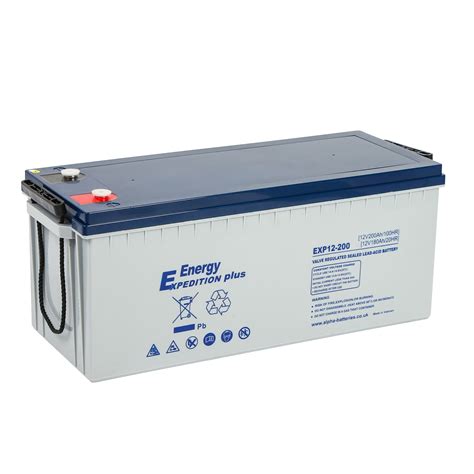 12v 200ah Expedition Plus Agm Deep Cycle Leisure Battery Exp12 200