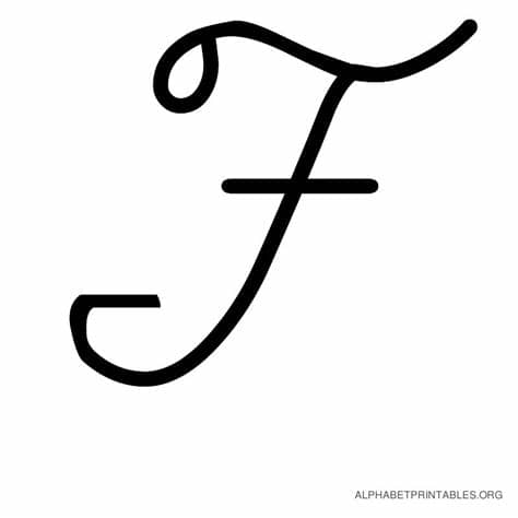 Printable Cursive Alphabets Uppercase | Alphabet ...