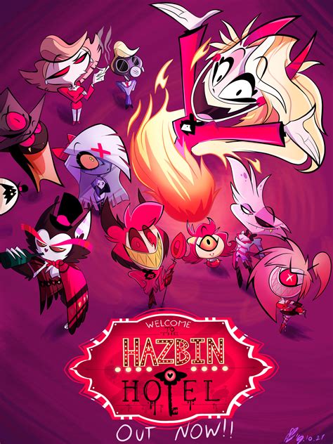 Artstation Hazbin Hotel Release Poster