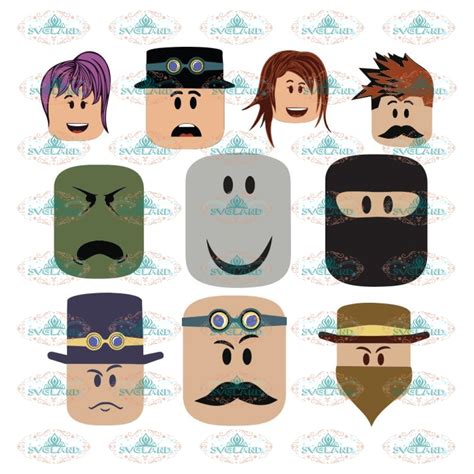 Roblox Character Svg Free Layered Svg Cut File Free Fonts Script Images