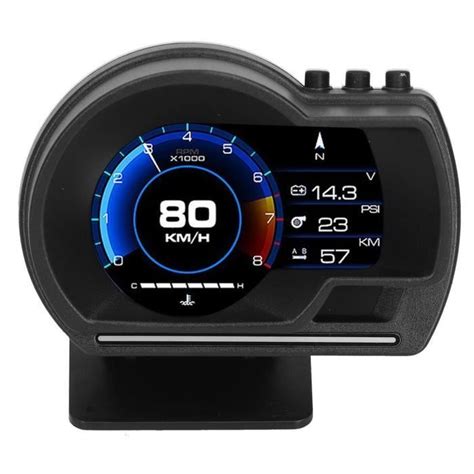 Dilwe Compteur De Vitesse Hud Affichage T Te Haute De Voiture Obd Gps